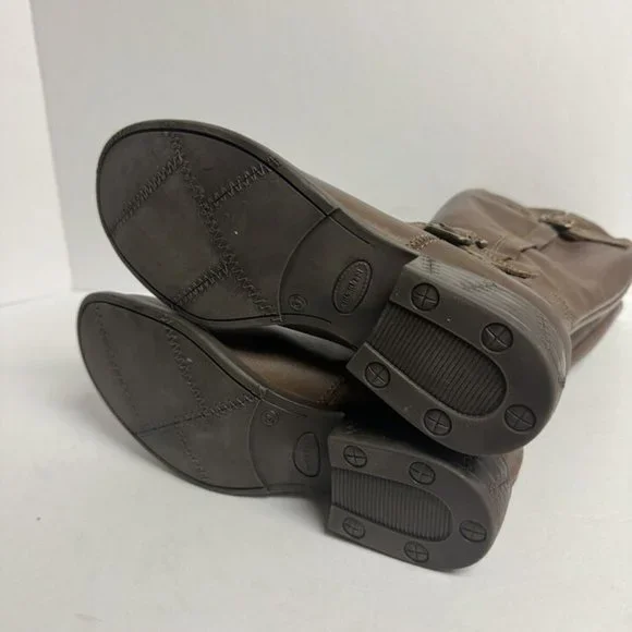 Eric Michael Womens Montana Knee High Boot Brown Size EU37 M US6.5-7 - Picture 5 of 6